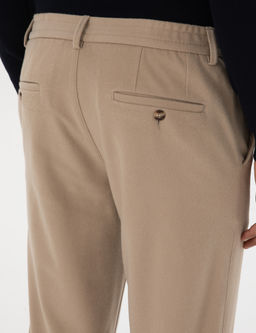 Bej Ex. Slim Fit Kuma_ Pantolon