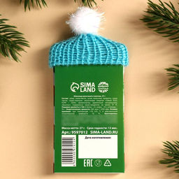 Шоколад на новый год молочный Котик в шапочке, 27 г