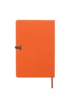 Ежедневник недатированный А5, с хлястиком, 96 листов, в линейку, пвх, оранжевый - Simaland фото 13