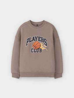 КР 302392-1/коричневый джемпер (свитшот) для мал