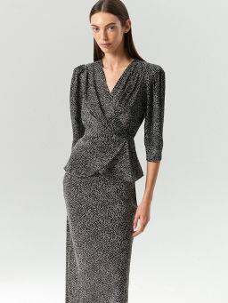 ЕМКА NEW / Блузка с коротким рукавом из 100% вискозы