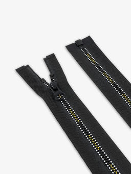 Цена за 10 шт. Молния «Трактор», №5, разъёмная, замок автомат, 70 см, чёрная, белая, жёлтая