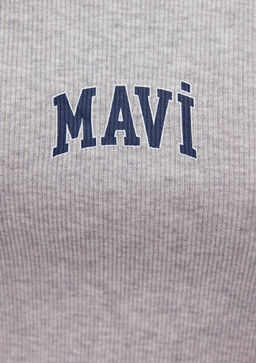 Mavi Logo Bask?l? Gri Atlet  фото 6