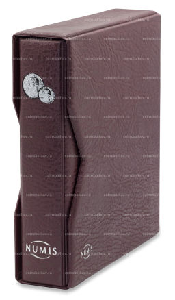 Aльбом для монет с 5 листами и защитным шубером формат Numis Красный LEUCHTTURM 338789