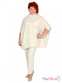 Туника-пончо Модель №1430 размеры 44-84 - Plusmoda фото 15