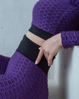 Леггинсы Texture фиолетовые - Rowan фото 3