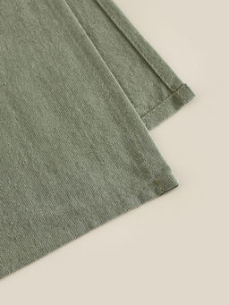 Простыня SL Home Linen collection 235*240 см , цв.зелёный, лён30%/хлопок70% - Sima-land home фото 8