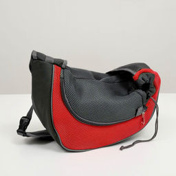 Сумка-переноска Слинг для животных, 42 х 25 см, красная - Пижон фото 7