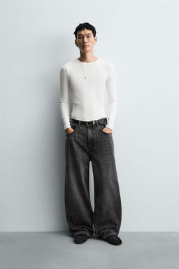 JEANS BAGGY FIT / Gris