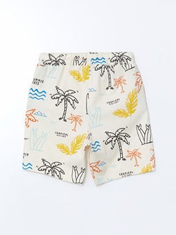 Beli Lastikli Bask?l? Erkek ?ocuk ?ort