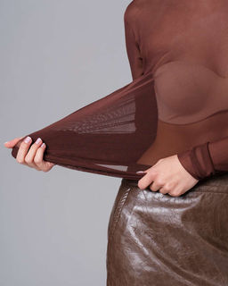 Водолазка из сетки 457.5.14 - Sahar art lab фото 4