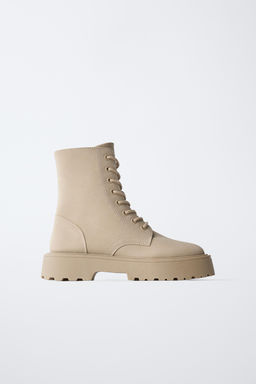 LACE-UP ANKLE BOOTS