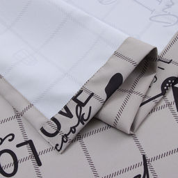 Комплект штор для кухни с подхватами Этель Homemade 170×145 см-2 шт., 100% п/э