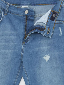 Slim Fit Y?rt?k Detayl? Erkek ?ocuk Jean Pantolon - Waikiki фото 2