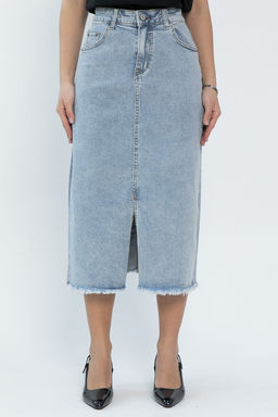 Юбка Самара (серо-голубая) Ю13576-4М - Lt collection фото 2