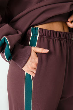 Арт. 2-543 Костюм женский с брюками 44-50 (4 шт) Цвет:коричневый - Калинка фото 4