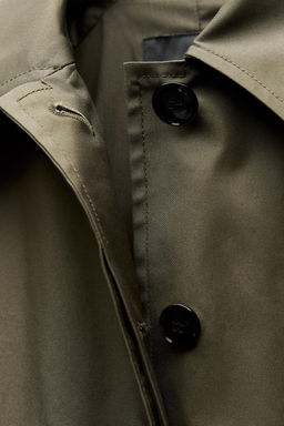ZW COLLECTION WATER-REPELLENT TRENCH COAT - Zara фото 12