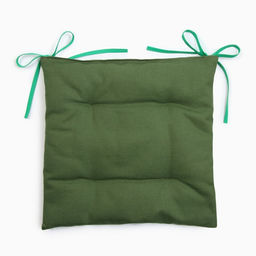 Подушка на стул «Этель» Freedom green, 42×42 см, зелёная