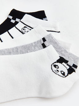 Desenli Kad?n Patik ?orap 5 li Paket - Waikiki фото 3