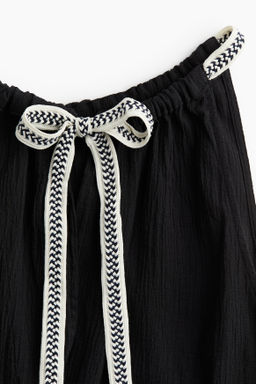 Vestido de algodon con cordon de ajuste - H&m фото 9