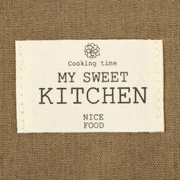 Цена за 2 шт. Прихватка «Этель» ECO, оливковая, 19×19 см, 70% хлопок, 30% лён, ватин 250 г/м²