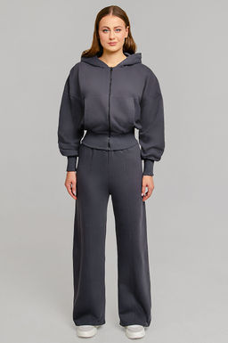 Арт. 2539 Костюм женский с брюками 42-48 (4 шт) Цвет:графит - Калинка фото 3