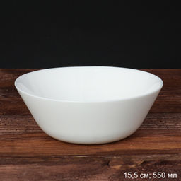 Набор суповых тарелок 6 штук 550 мл 155 мм ЕВРО белый / NNW60T(WHITE) /уп 8/