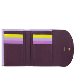 Итальянский женский кожаный кошелек DuDu серии Galapagos | темно-фиолетовый - Dudubags фото 3