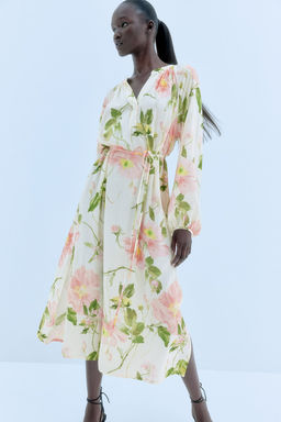 Vestido con mangas globo - H&m фото 2