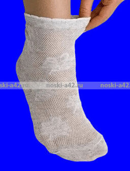 Цена за 10 пар. Товары России (Линия здоровья) носки женские лен со слабой резинкой