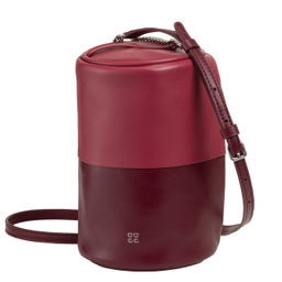 Итальянская кожаная сумка DuDu Bags серии Abigail | бордовый - Dudubags фото 3