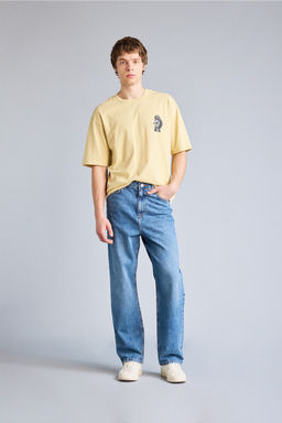 %100 Pamuk Boxy Fit Bask_l_ Ti__rt - Defacto фото 2