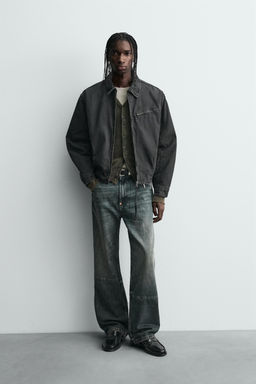 QUILTED DENIM JACKET