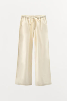 POPLIN PYJAMA TROUSERS - Zara фото 7