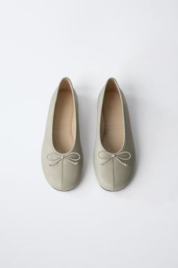 BAILARINA PIEL LAZO / Gris - Zara фото 4
