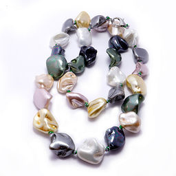 Бусы из жемчуга Майорка не обработанная