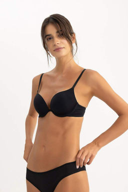 Бюстгальтер на косточках Fall in Love с дополнительными подкладками и полным пуш-апом - Defacto фото 5