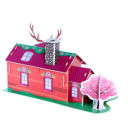 Конструктор 3D из пенокартона Домик Феи, 22 детали - Unicon фото 3