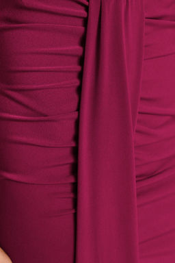 Bordo Dokuma Maxi Plaj Etek TBESS23ET00021