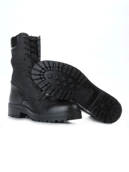 05-9007 BLACK Ботинки зимние мужские (искусственная кожа, искусственный мех)