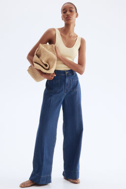 Wide High Jeans - H&m фото 3