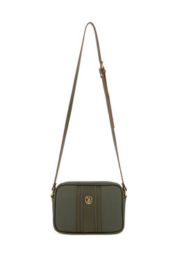 Женская сумка через плечо цвета хаки Неожиданная скидка в корзине - U.s. polo assn фото 6