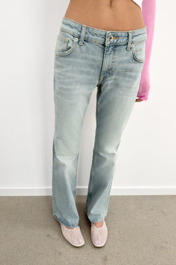 JEANS TRF BOOTCUT TIRO BAJO / Azul agua - Zara фото 3