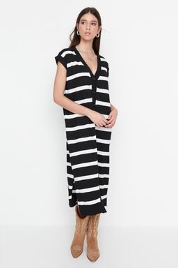 Trendyolmilla Siyah Oversize Midi Elbise TWOSS22EL1076  фото 2