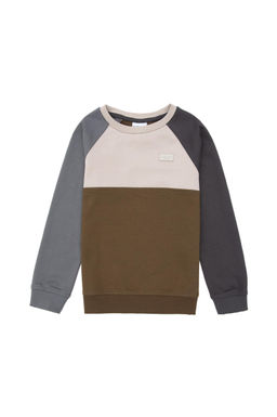 Толстовка цвета хаки для мальчика Неожиданная скидка в корзине