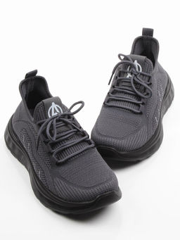 03-TEX-D01-04 DK. GREY Кроссовки летние мужские (текстиль)