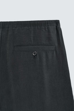PANTAL?N FLUIDO RELAXED FIT / Negro - Zara фото 9