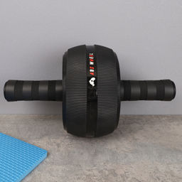 Ролик для пресса Woohooo Аthletic Wheel / + коврик для коленей / 16X9 / черный / уп20 - ГалеонТрейд фото 3