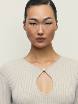 Вязаное платье облегающего кроя / Zarina  фото 5