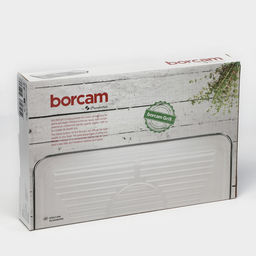 Форма для выпечки и запекания прямоугольная Paabahe Grill Borcam, 3.8 л, жаропрочное стекло, прозрачная